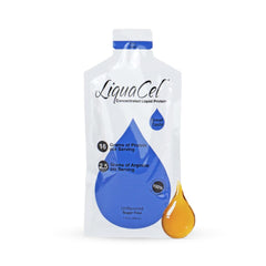 LiquaCel unflavored 1 oz packet ready to drink for easy protein on the go.