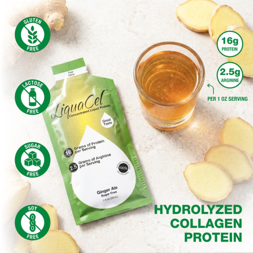 LiquaCel single-serve packet mixed with water for a refreshing drink.