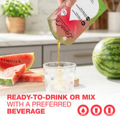 LiquaCel ready-to-drink or mix option illustrated for on-the-go nutrition.