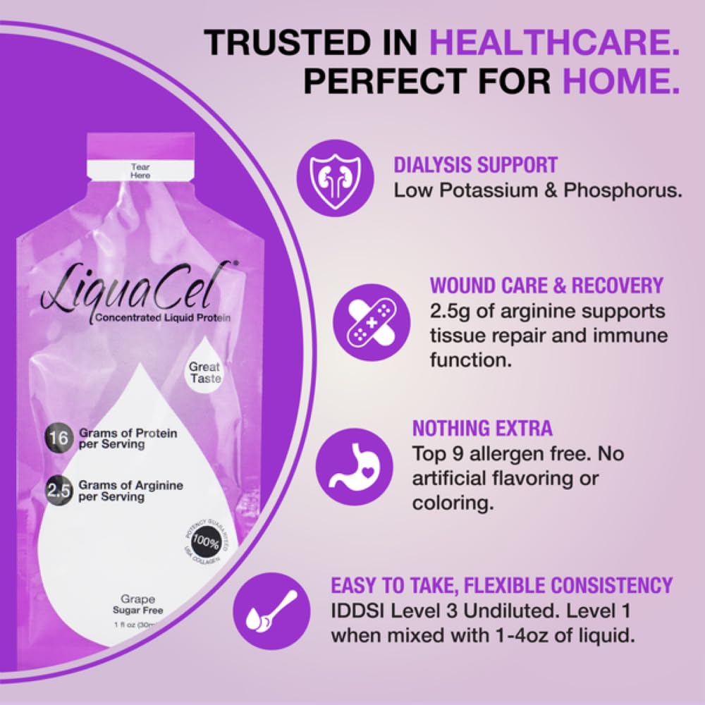 LiquaCel watermelon flavor protein packet convenient quick protein option