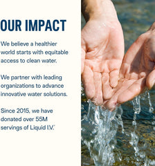 Liquid I.V. Hydration Multiplier Mandarin Orange 3-pack on display for quick hydration