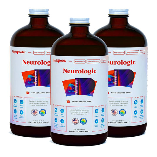 LIQUIDHEALTH Neurologic Focus bottle for daily brain support and clarity