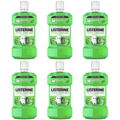 Listerine Smart Rinse Kids bottle shows Mint Shield flavor for cavity protection.