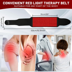 LITDUCK red light therapy belt mode settings with 3 modes