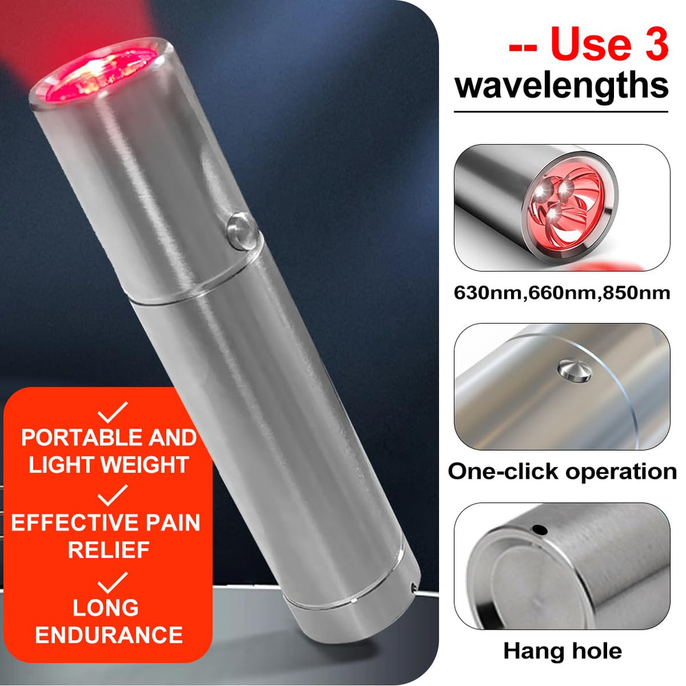 LITECARE portable red light device is compact for travel and home use.