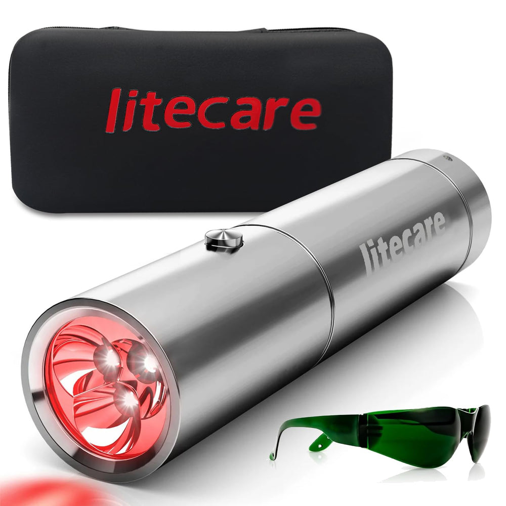 LITECARE red light wand for body and face delivers soothing warmth and gentle relief.