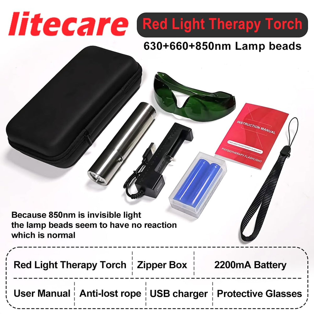 LITECARE red light wand may brighten skin tone and boost health.