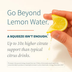 LithoLyte flavorless mix in glass suitable for water or juice.