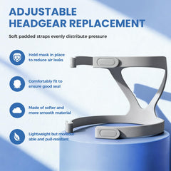 Litstone TMS Comfort full headgear on, easy customization