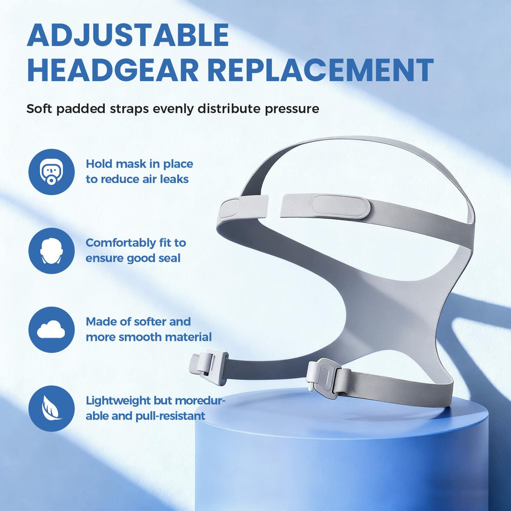 Litstone TMS Comfort mask on a side sleeper with anti-leak design.