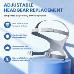 Litstone TMS Comfort mask on a side sleeper with anti-leak design.