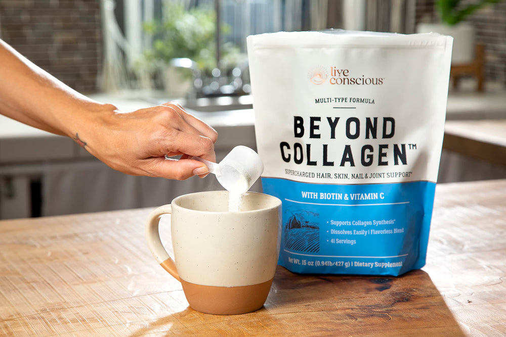 Keto-friendly collagen powder ready for smoothies or coffee.