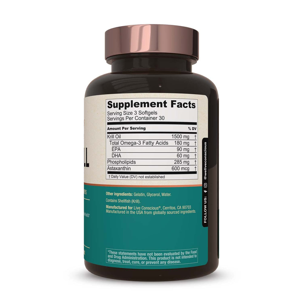 KrillWell softgel capsules for easy daily intake