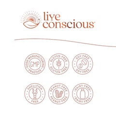 Live Conscious LiverWell capsules stacked to emphasize easy, daily metabolic support.