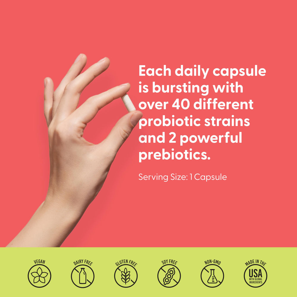 LIVELY VITAMIN CO Great Guts Probiotic may aid immune support for gut health.