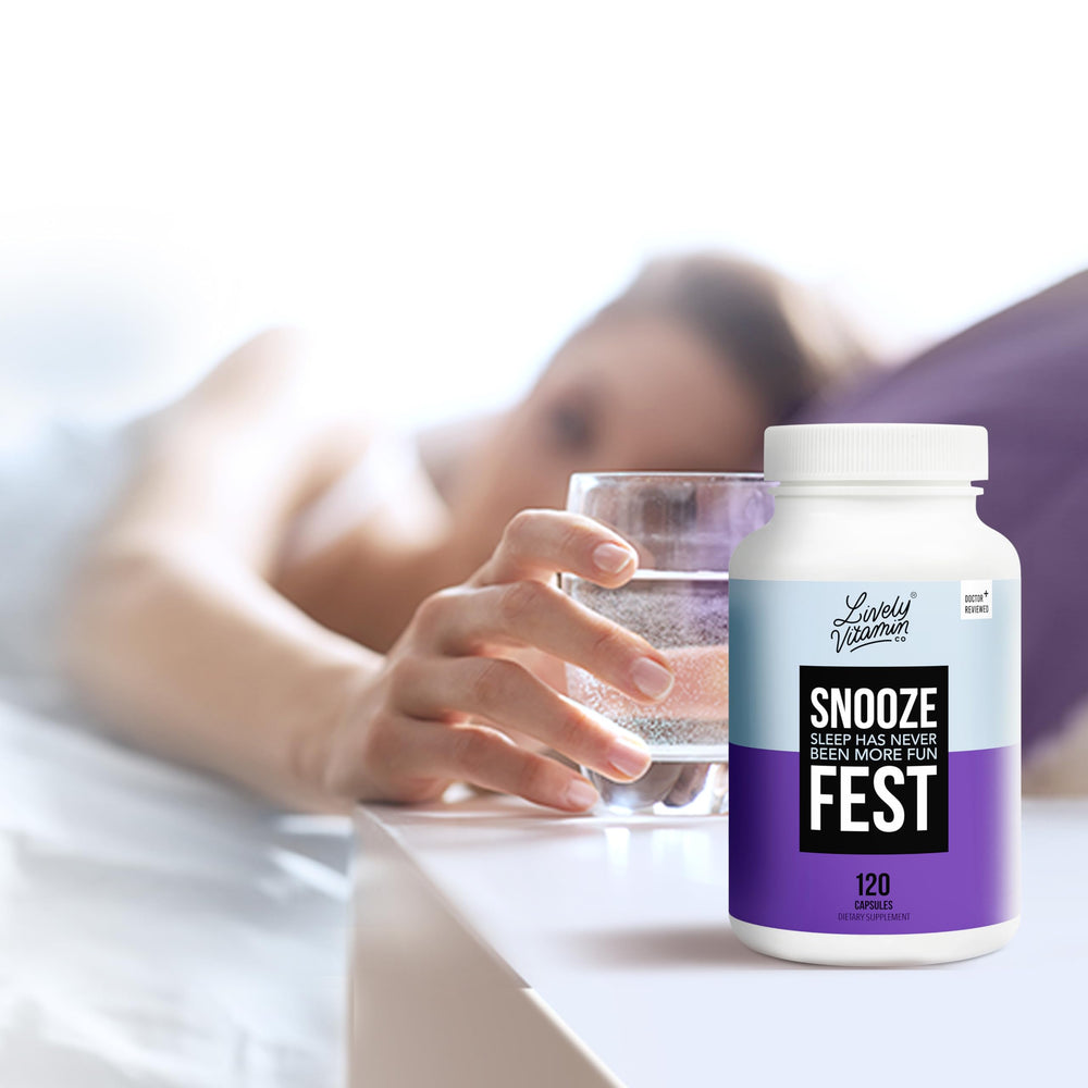 Product box and bottle ready for everyday sleep support