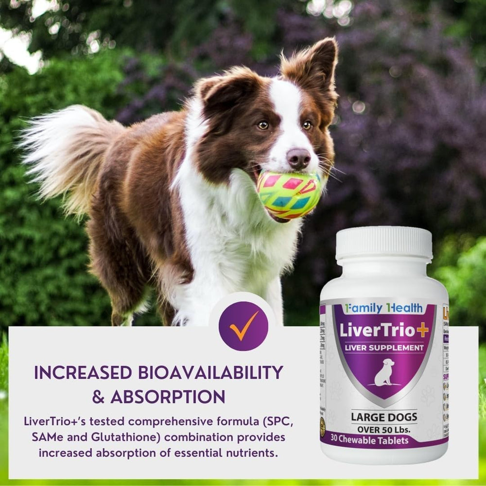 LiverTrio+ bottle on shelf emphasizes US manufacturing and safety standards.