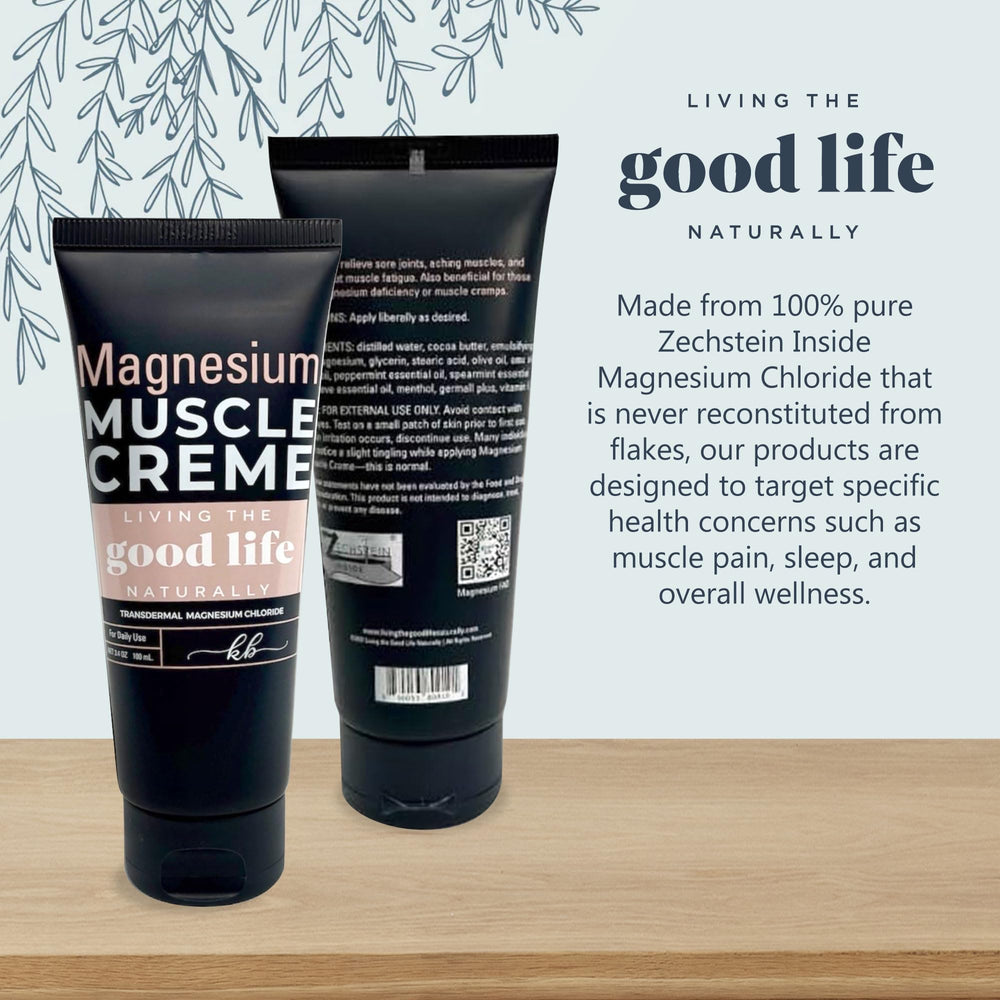 Living the Good Life Naturally blue emu and menthol blend on skin for cooling comfort.