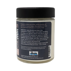 Living the Good Life Naturally magnesium muscle cream menthol and peppermint provide a refreshing cooling effect
