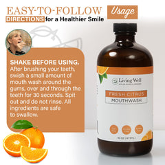Bright citrus oils provide a refreshing ritual for morning and night use.
