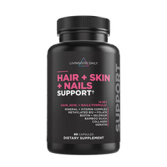 Livingood Daily 14-in-1 formula bottle supports overall beauty from within.