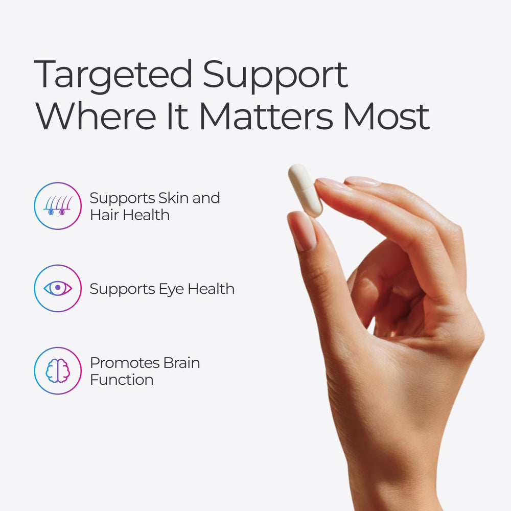 Livingood Daily B Complex close-up highlights 11 active B vitamin forms.
