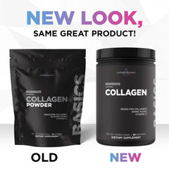 Livingood Daily Collagen Powder packaging reflects gluten-free and clean-label credentials