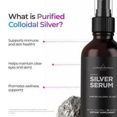 Livingood Daily spray highlighting deionized water base for clean formulation