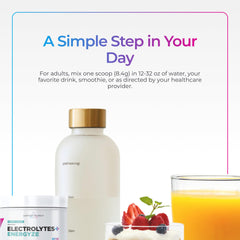 Livingood Daily Electrolytes Powder Berry Frost ingredients include Vitamin C and taurine