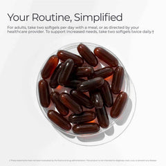 Livingood Daily pour of softgels for convenient daily intake