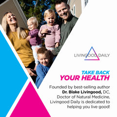 Back of Livingood Daily product package with nutrition label for quick reference.