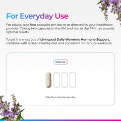 Livingood Daily capsules in hand for convenient daily supplementation