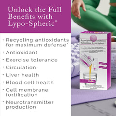 LivOn Liposomal Glutathione box demonstrates professional formulation and packaging.