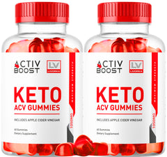 LIVORKA ActivBoost Keto Gummies 2-pack front view for a two-month supply