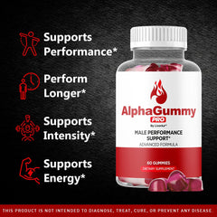 LIVORKA Alpha Gummy Pro bottle front view with label visible.