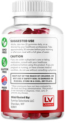 LIVORKA Alpha Gummy Pro bottle beside glass in daily routine setup.