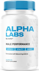 LIVORKA Alpha Labs bottle close-up for daily wellness support.