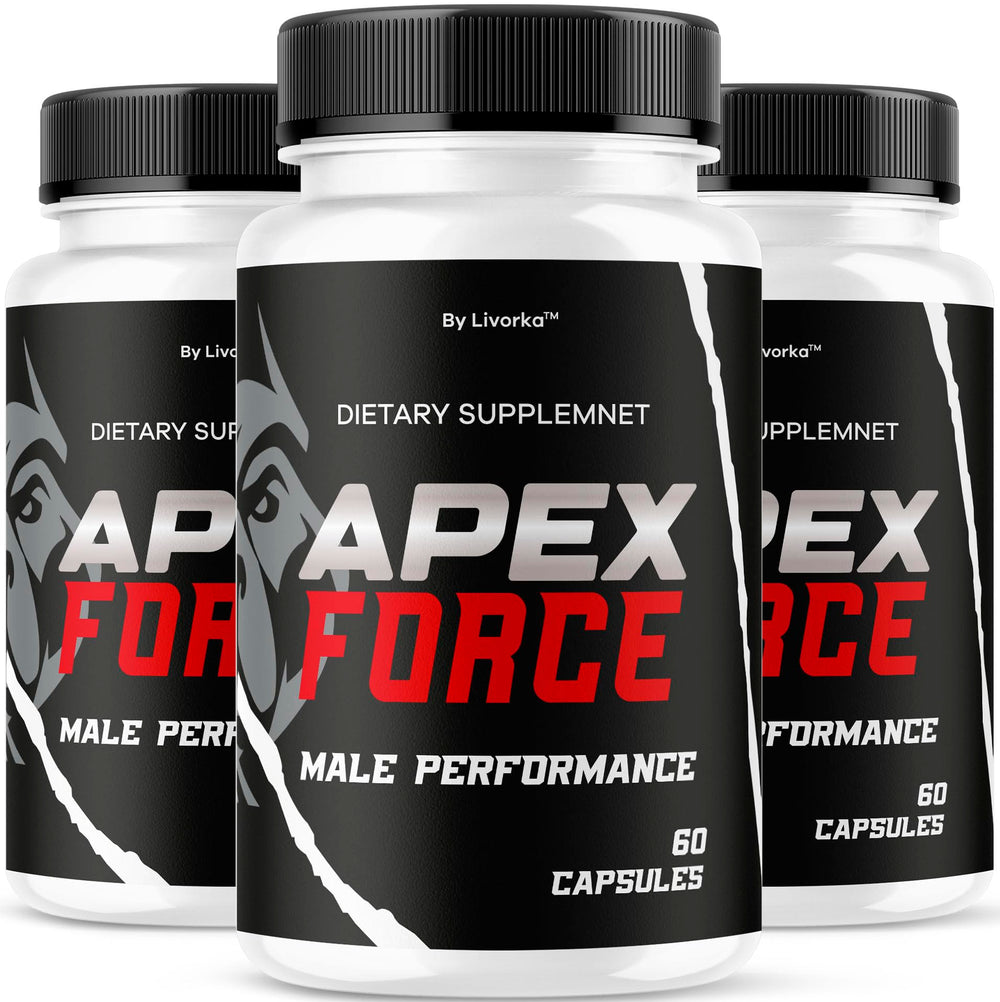 LIVORKA Apex Force bottle front for daily energy support