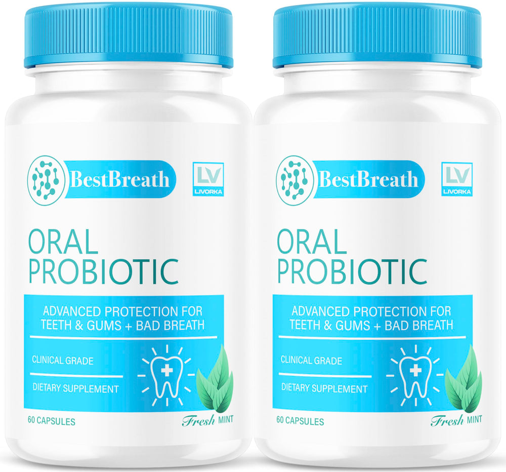 LIVORKA Best Breath 2-pack bottles for easy daily use and freshness.