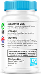 LIVORKA Best Breath packaging back view showing supplement details.