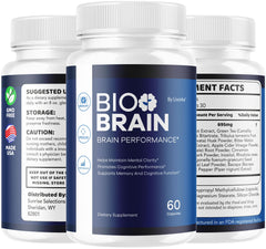 LIVORKA Bio Brain nighttime routine with bottle by bed.