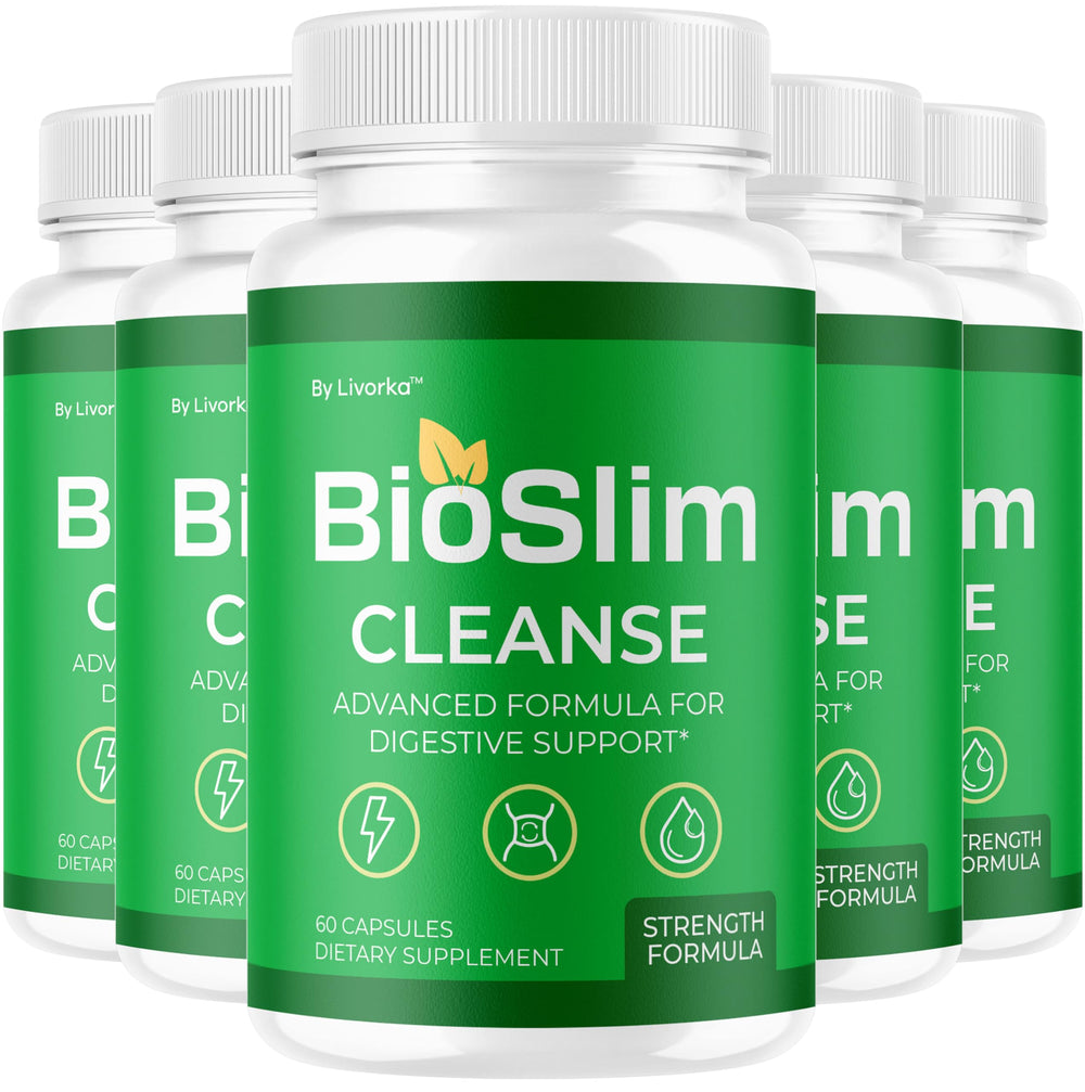 LIVORKA BioSlim Cleanse bottle front highlighting digestive support and premium packaging
