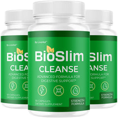 LIVORKA BioSlim Cleanse capsules bottle front for daily digestive support