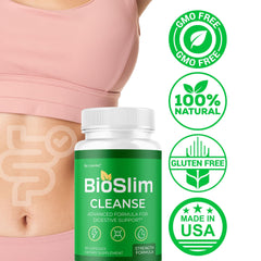 LIVORKA BioSlim Cleanse lifestyle shot with morning routine and glass of water