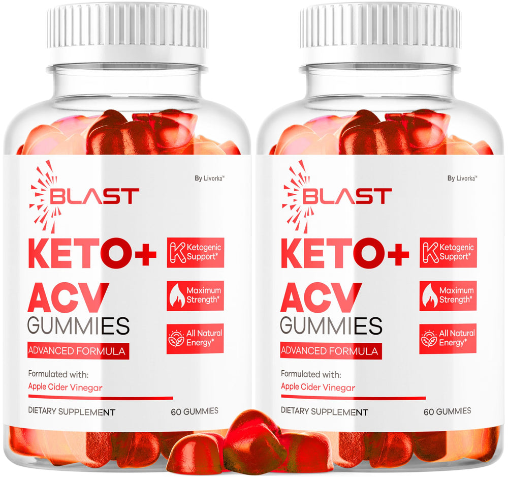 LIVORKA Blast Keto ACV gummies in a two-pack jar for daily routine.