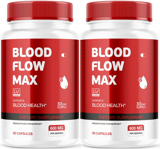 LIVORKA Blood Flow Max capsules bottle for daily wellness support