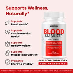 Close-up of LIVORKA Blood Stabilizer capsules showing a premium vitamin blend
