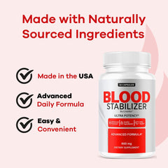 LIVORKA Blood Stabilizer capsules in hand for easy daily routine.