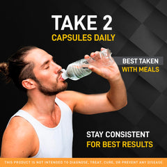 Livorka BoosterXT capsules on white background highlight compact, easy-to-store daily supplement