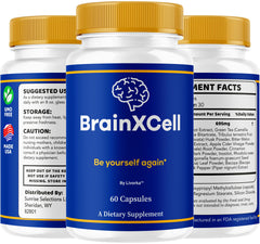 LIVORKA BrainXCell pack with glossy finish attracts attention on shelf